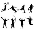 Sport silhouettes