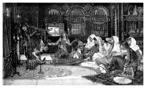 Illustration: Oriental Harem Women - 1001Nights Oriental Harem Women - 1001Nights