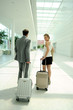 Business people going to congress center for conference