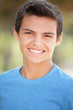 Stock image of a young teenager smiling