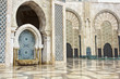 Detail of Hassan II Mosque in Casablanca, Morocco