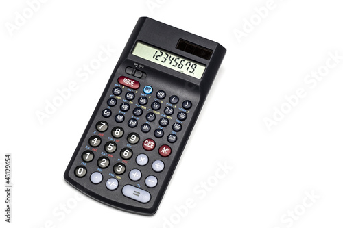 Photo: Taschenrechner freigestellt Taschenrechner freigestellt