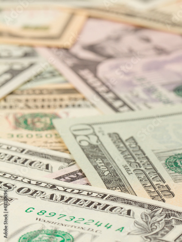 Photo: 1, 5, 10 and 20 US Currency 1, 5, 10 and 20 US Currency