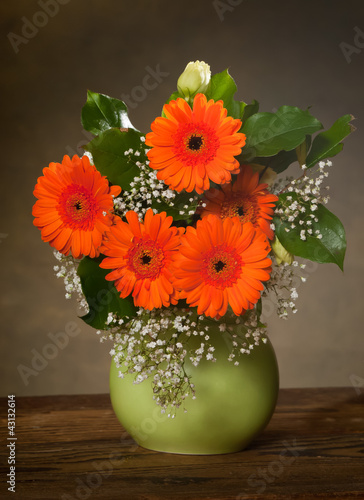 Photo: bouquet in vase bouquet in vase
