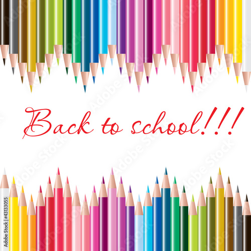 Vector: vector set of colored pencils vector set of colored pencils
