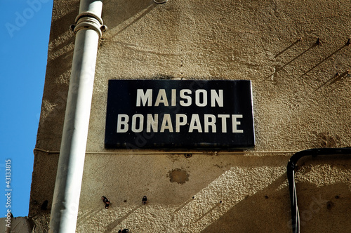 Foto: The birthplace of Napoleon Bonaparte in Ajaccio, Corsica The birthplace of Napoleon Bonaparte in Ajaccio, Corsica