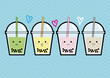 Vector: Sweet Bubble Teas Sweet Bubble Teas