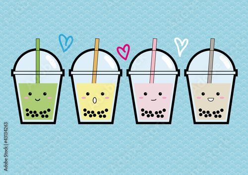 Vector: Sweet Bubble Teas Sweet Bubble Teas