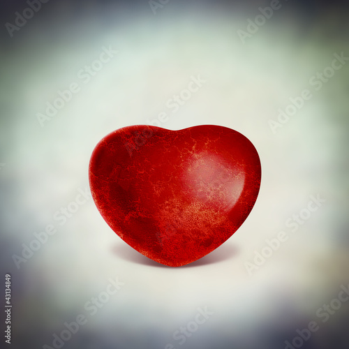 Ilustración: red love heart image red love heart image