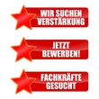 button stern bewerber gesucht texte I