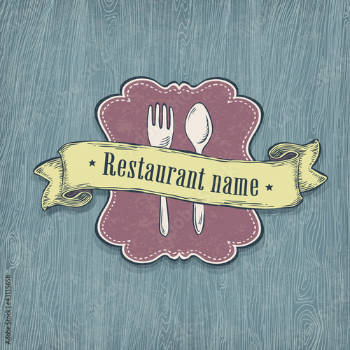 Vektor: Restaurant design template. Vector, EPS10. Restaurant design template. Vector, EPS10.