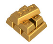 Goldbarren 3D