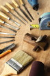 Do it yourself woodworking / carpenter tools in still life