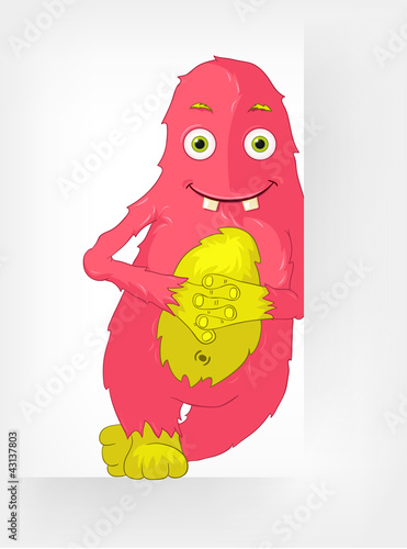 Vector: Funny Monster. Funny Monster.