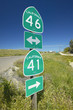 Photo: The intersection of California State Highways 46 and 41, the intersection where actor James Dean died in a car accident in the 1950s The intersection of California State Highways 46 and 41, the intersection where actor James Dean died in a car accident in the 1950s