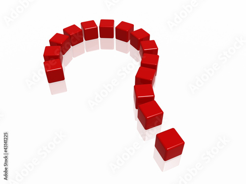 Illustration: question sign question sign