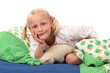 Foto: Mädchen im Bett Mädchen im Bett