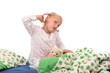 Foto: Mädchen im Bett Mädchen im Bett