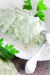 Meat in spicy yogurt sauce