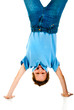 Photo: boy upside down boy upside down