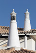 Traditional Portuguese chimney. Lagos, Algarve Portugal