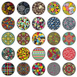 Round design elements.