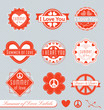 Vector: Vector Set: Summer of Love Labels Vector Set: Summer of Love Labels