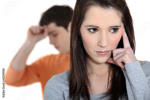 Photo: Young couple arguing Young couple arguing