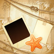 Nautical scrapbook template