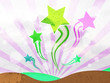 Spread star ,Abstract vintage background