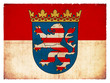 Grunge-Flagge Hessen