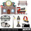 Old train station elements