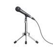 Microphone on a white background