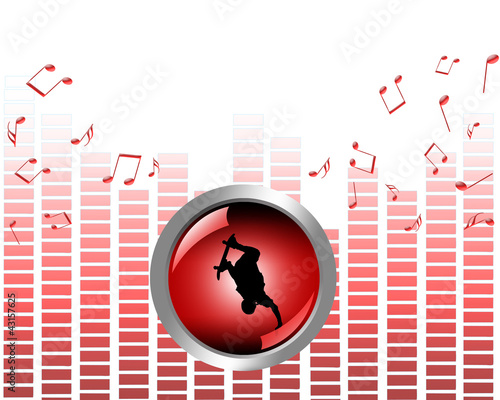 Illustration: 音楽を聴く 音楽を聴く