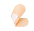 Adhesive bandage on a white background