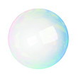 soap bubble on a white background