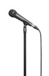 Microphone on a white background