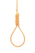 Gallows isolated on white background
