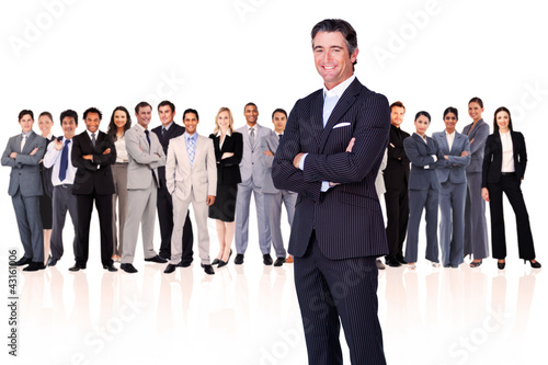Photo: Businessman arms crossed Businessman arms crossed