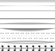 Vector: Set of divider elements Set of divider elements