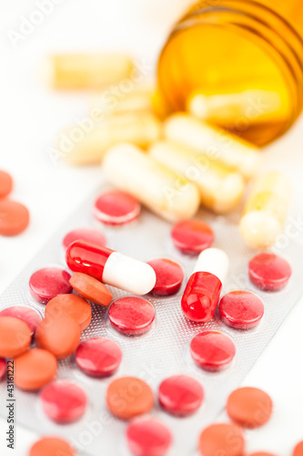 Photo: Medications dispersed Medications dispersed
