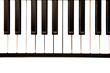 Keyboard of a piano