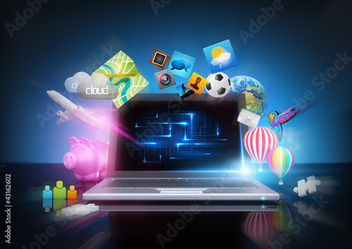 Illustration: Modern Technology Modern Technology