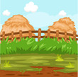 landscape straw