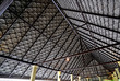 Photo: Wooden roof framework of the old Wooden roof framework of the old