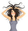 Stressed girl
