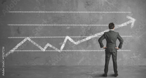 Photo: Businessman and company trend Businessman and company trend