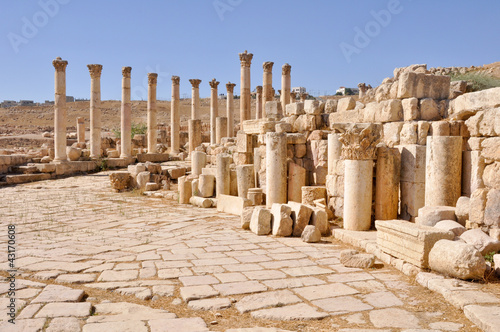 Photo: Sitio arqueológico de Jerash (Jordania) Sitio arqueológico de Jerash (Jordania)