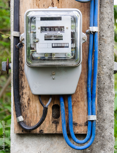 Photo: Electric meter Electric meter