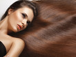 Woman with  healthy long hair.